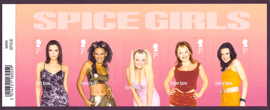 (image for) MS(TBC) 2024 Spice Girls barcoded miniature sheet